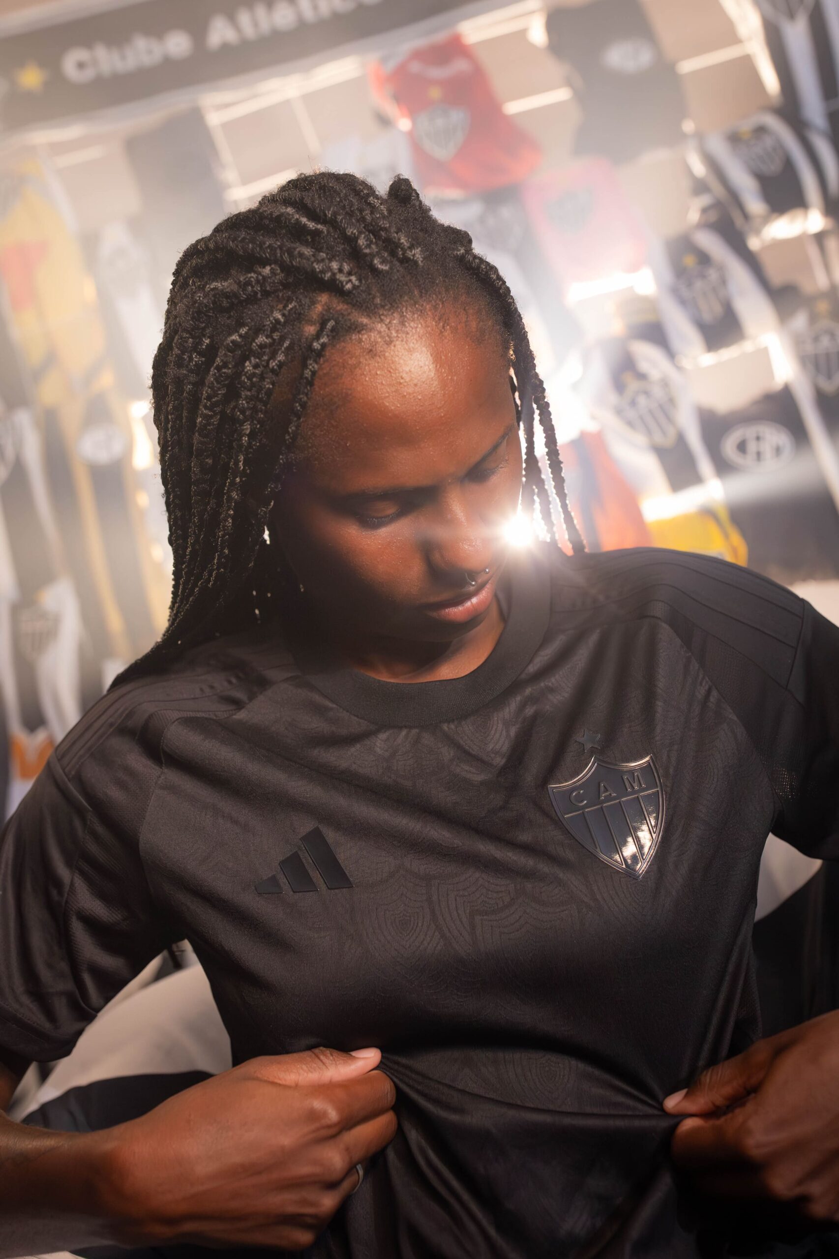 Ensaio Blusa All Black Atlético 7