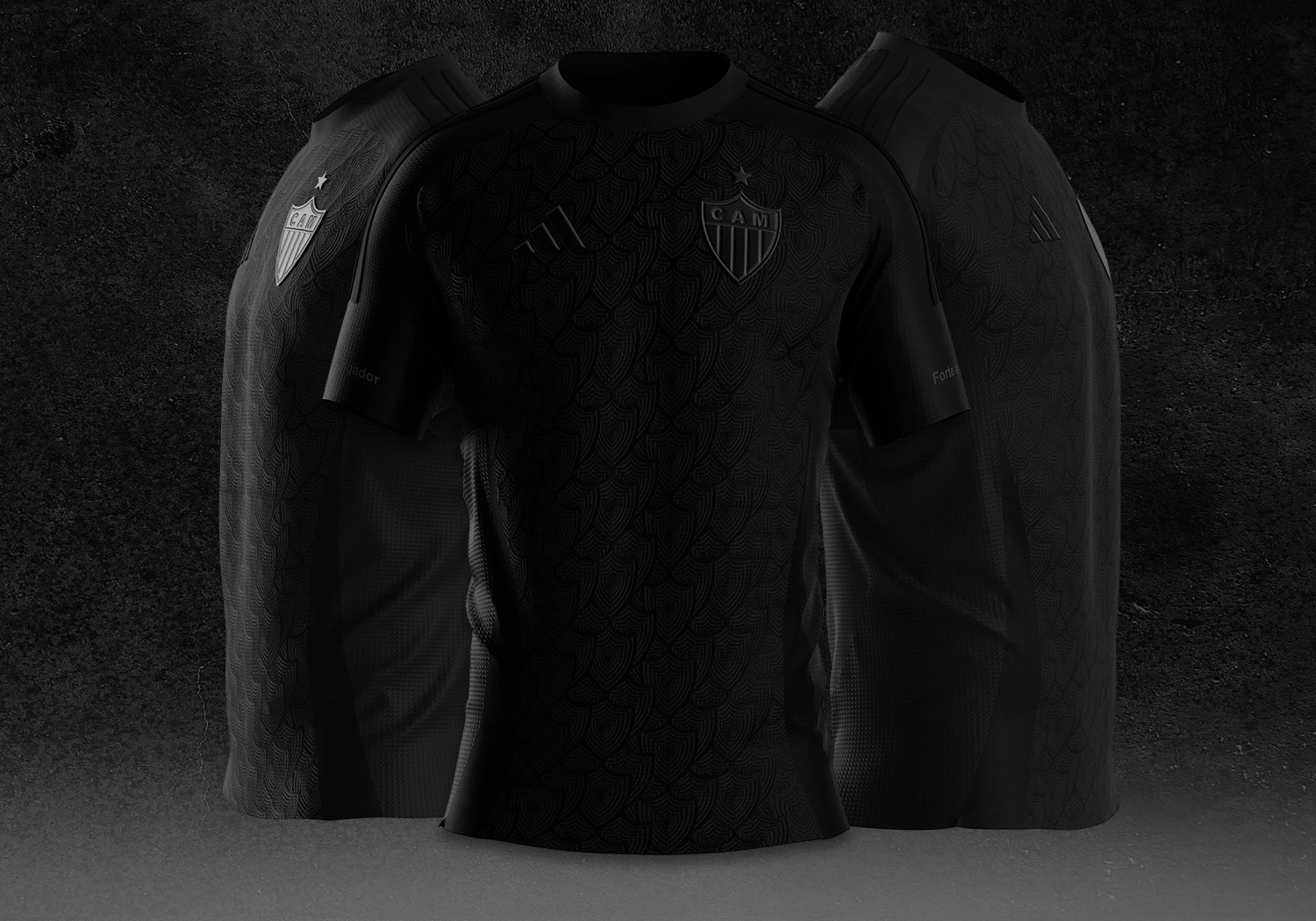 Capa Atlético ALL BLACK