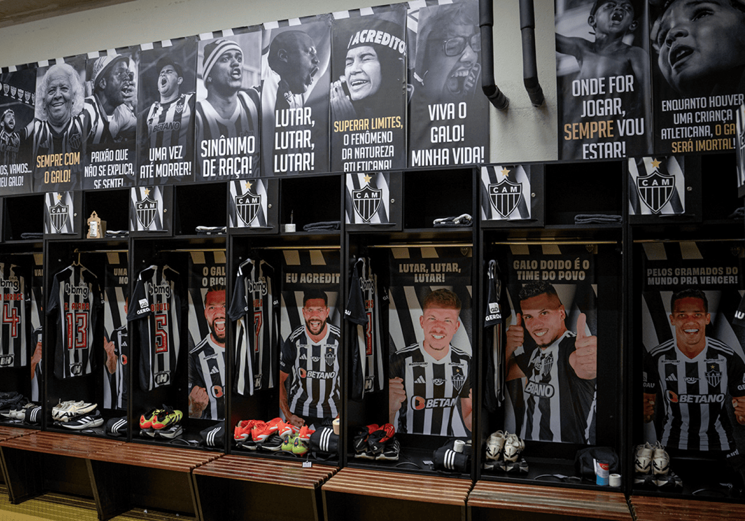Capa Vestiário - Atlético