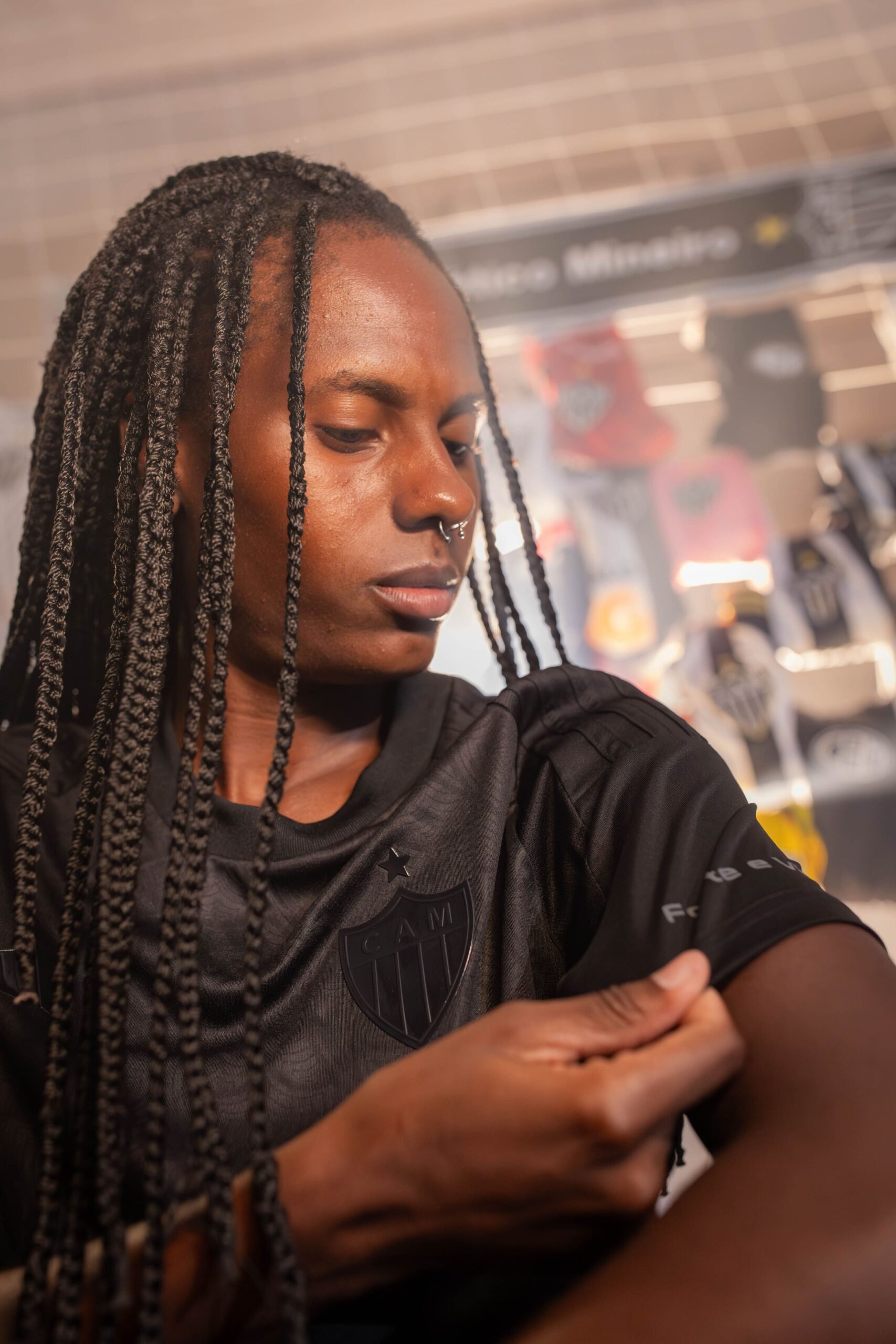 Ensaio Blusa All Black Atlético 8